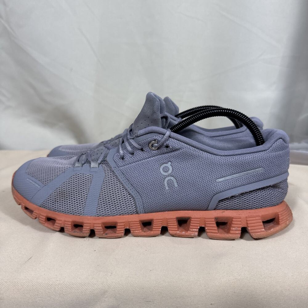 On Cloud Running Mens 10.5 Gray Coral CloudTec Lightweight Running Shoes Athlete